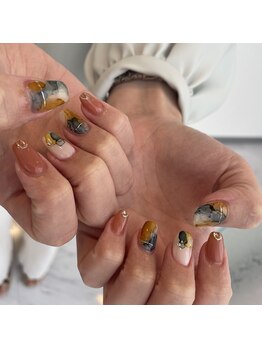 ネーム(Nemu)/【marina】オーダーネイル