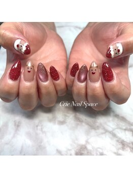 クリエネイルスペース 伊勢店(Crie Nail Space)/クリスマスネイル