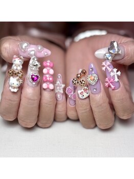 ミリセント(Millicent)の写真/☆大通駅から徒歩3分☆ゴテゴテ好き必見♪パーツ豊富&自由にカスタムOK!盛れるワンホン×スカルプネイル