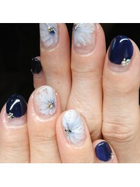 春　桜　フラワー　丸フレンチ