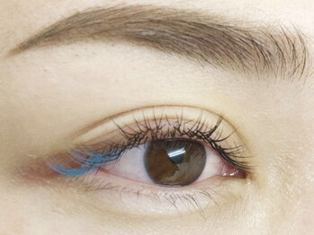 ミニョンアイラッシュデザインサロン 金剛店/+カラー 【ターコイズ】