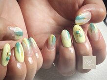 ネイルセッション(nail session)/夏のさわやかカラーデザイン