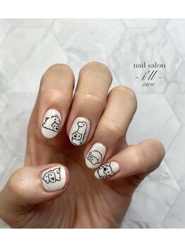 ネイルサロン アイル(nail salon i’ll)/わんこネイル☆トイプードル