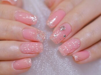 幻之花ネイル/キルティングネイル　蝶々