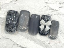 ネイルメゾン 池袋店(NAIL MAISON)/マグツイードリボン¥10550