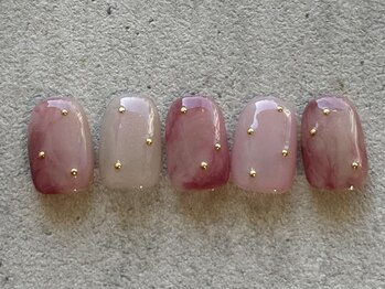 エールルーム 中目黒(aileroom)/ピンクベージュスタッズ