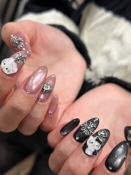 アイシャル(AISHARE)/Kitty nail×magnet nail
