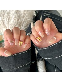 きらきら＊ツイードネイル