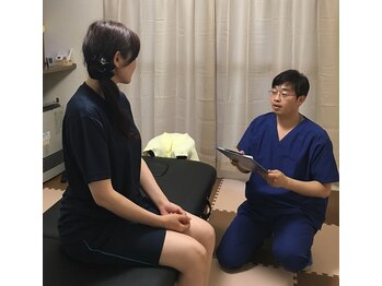 理楽整体/検査後の説明（＃肩こり＃整体）