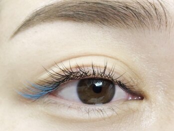 ミニョンアイラッシュデザインサロン 金剛店/+カラー 【ターコイズ】