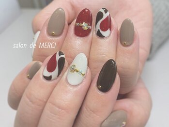 サロン ド メルシー(Salon de MERCI)/バレンタインネイル☆ハート