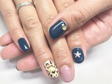 クォーターリゾートネイル(QUARTER RESORT nail)/レオパードネイル☆