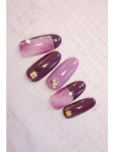 ラルネイル 大宮(Lull. nail)/＊ブロッキング＊アメジスト＊