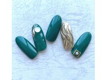 ミュナ(myuna)/グリーンうねうねネイル