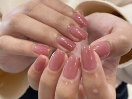 【misa.s】うる艶ピンクネイル