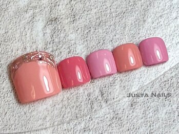 ジャスタネイルズ(JUSTA NAILS)/定額デザイン 　フット