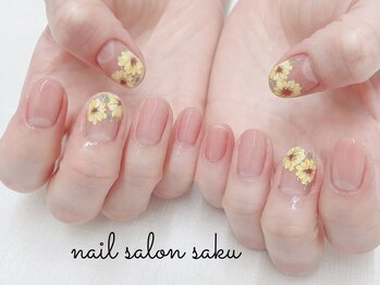 サク(saku)/定額デザイン/ひまわり