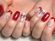 ラドール(La Dhole)/ハートホロ埋め込み×リボン