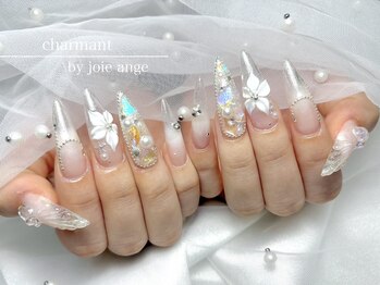 シャルモン(charmant)の写真/丈夫な仕上がりで長持ち!爪の形,短さが気になる方にも◎アプレ,チップ,スカルプOK★見惚れる仕上がりに…