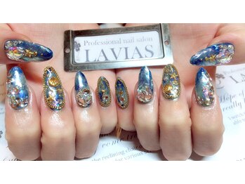 ラヴィアスプラス(LAVIAS+)/【ジェル】10本アートし放題