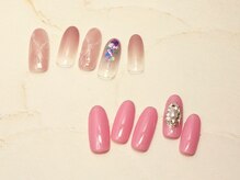 ヴィーナネイル 呉店(VinaNail)/4月定額アート　シンプルコース