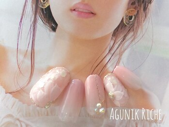 アグニークリッシェ(Agunik Riche)/【フラワーネイル】