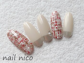 ネイルニコ(nail nico)/ツイードデザイン