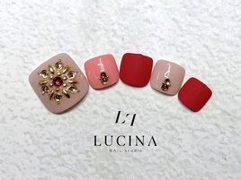 G-80 ビジューフットネイル