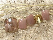 アイラッシュトウキョウドットライズ エキニア横浜店(TOKYO.RISE)/ニュアンスフットネイル