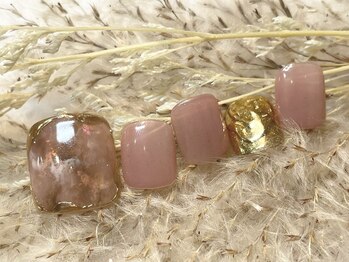 アイラッシュトウキョウドットライズ エキニア横浜店(TOKYO.RISE)/ニュアンスフットネイル