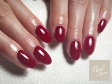 ネイルセッション(nail session)/大人ボルドー