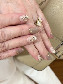 【ハンドジェル】シンプルネイル