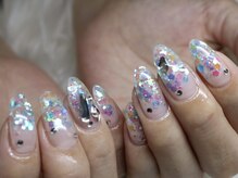 ヴィエル ネイル(VIEL NAIL)/ホログラムで爪先きらきら☆
