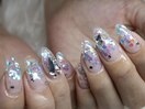 ホログラムで爪先きらきら☆