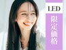【★8/16来店限定★】LED×フラットラッシュ120本 ¥2990