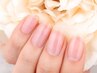チビ爪・噛み爪さん/手を綺麗に見せたいジェルクリア仕上げ☆ジェルオフ無料