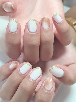 ネイルアンドまつげエクステ専門サロン スリー(THREE)/ニュアンスネイル