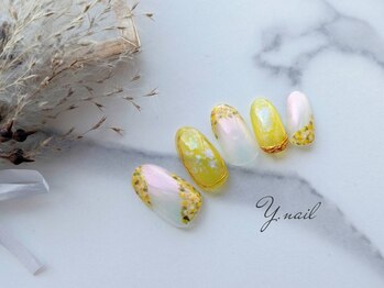 ワイネイル(Y.nail)/菜の花ネイル