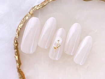 ネイルサロンフォーユー(for u)/フラワーネイル￥4980