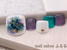 ネイルサロン ふるる 大須店/フットプチプラ#737