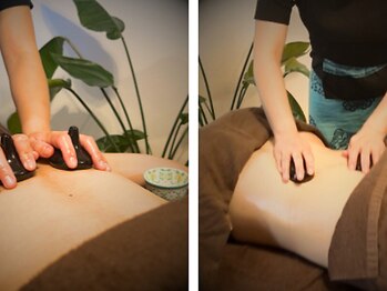 アロマフォーレ 水戸店(AromaForet)の写真/【腸もみ+温活ストーンで身体の内側からポカポカに★】冷え・便秘・女性特有のお悩みにも効果的で免疫UP◎