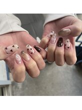 アンジー 辻堂店(Angie)/持ち込み/冬ネイル/ガーリー