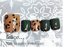 ネイルサロン フェリーチェ(felice)/【定額フットネイル】¥8500