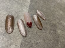 テラスアヴェダ ららぽーとエキスポシティ(Terrace AVEDA)/ハートネイル￥6600(税込)