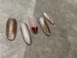 ハートネイル￥6600(税込)