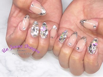 アン ジョーヌドラゴ/【自爪ネイル】キラキラネイル