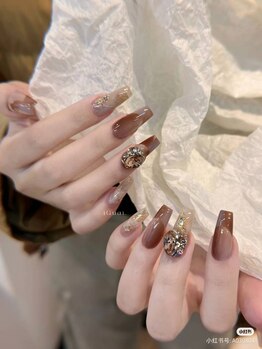 レモードネイル(Le mode nail)の写真/特別な日に向けて…☆パーツ,ストーンできらきら華やかなデザインからトレンドニュアンスデザインまで可能!