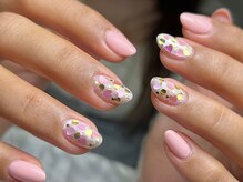 ネイルサロン プール ヴー(Nail Salon Pour Vous)/【定額】ハートホロネイル