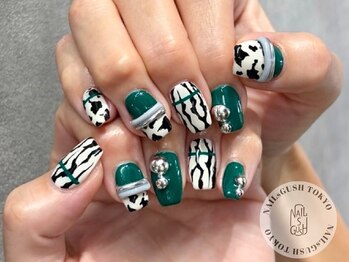 ネイルズガッシュ 大森駅前店(NAILs GUSH)の写真/ショートネイルのデザインも大得意です♪イベントや旅行前にもおすすめ★