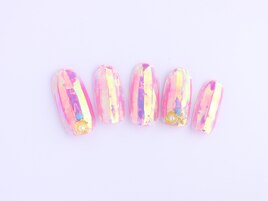 オーロラ煌めきネイル☆￥12,380
